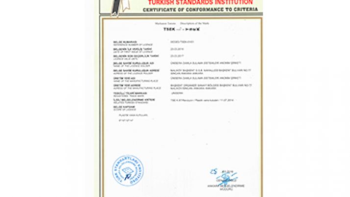 Certificado TSEK